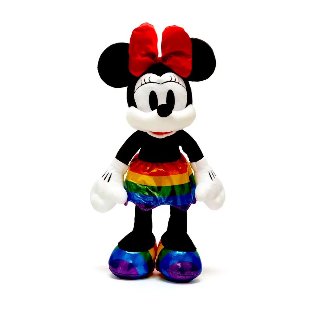Disney Store Minnie Mouse Rainbow Disney Medium Soft Toy, Limited Edition 🌈